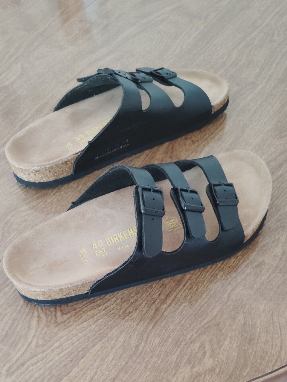 Women's Black Florida Sandals - Picture 7 of 11